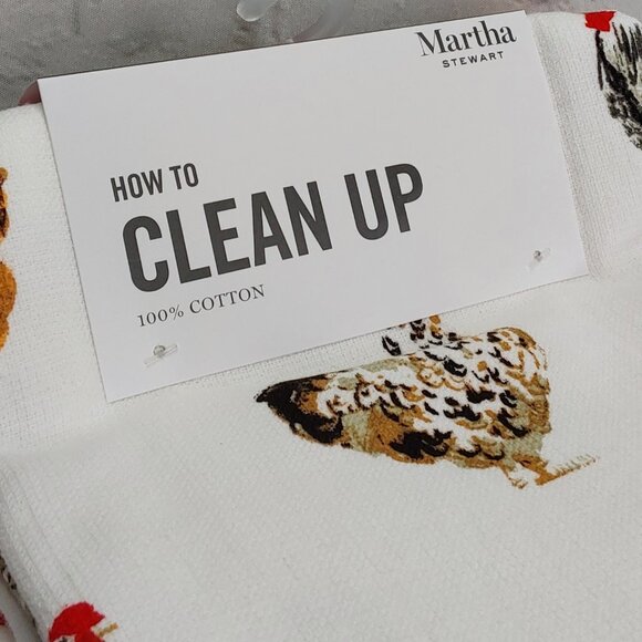MARTHA STEWART 'ROOSTER COLLECTION' 3-PIECE COTTON KITCHEN TOWELS SET - Picture 6 of 16